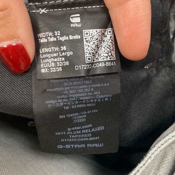 G-STAR RAW - MENS 3911 ALUM RELAXED TAPERED JEANS 32/36 - Picture 15 of 16